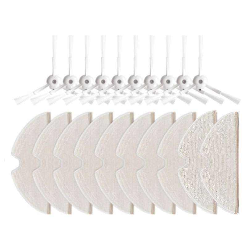 Side Brush Mop Rag Replacement Parts for Xiaomi Roborock T8 Robot