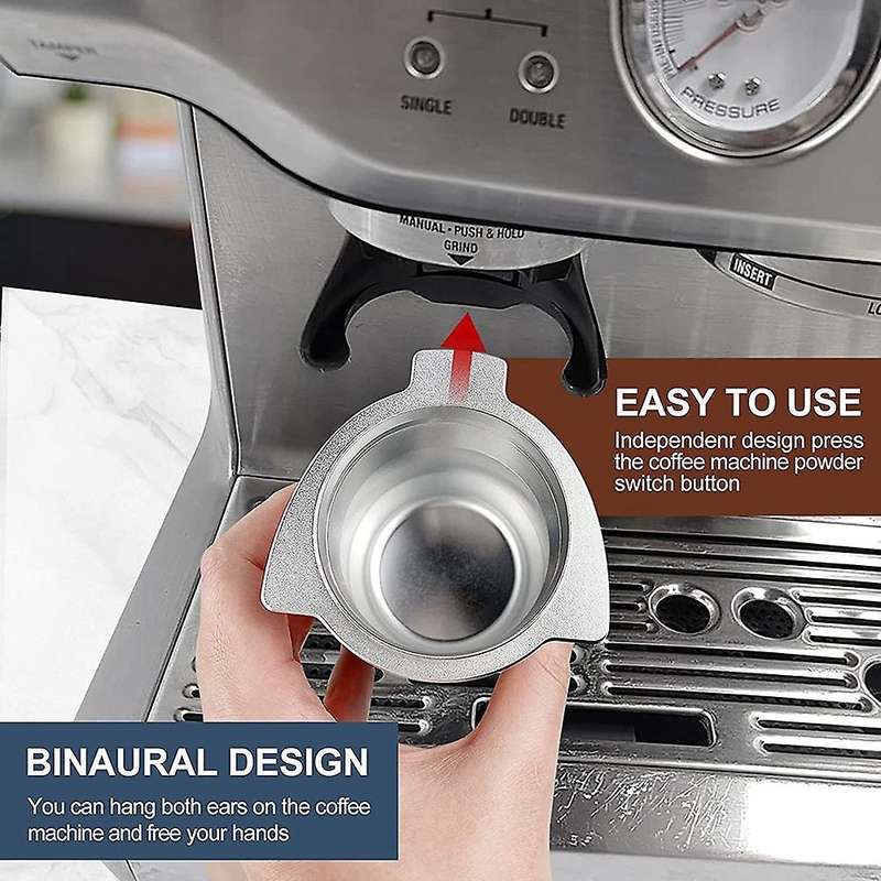 Dosing Cup 54mm, Coffee Powder Picker Coffee Accessories Binaural B