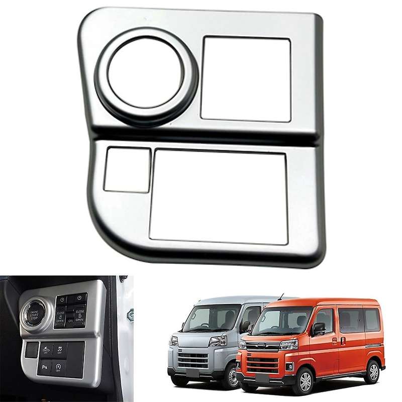 Silver Engine Start Switch Trim for Daihatsu Atrai / Hijet 2022+ Rhd