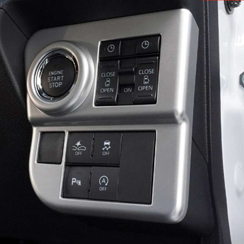 Silver Engine Start Switch Trim for Daihatsu Atrai / Hijet 2022+ Rhd