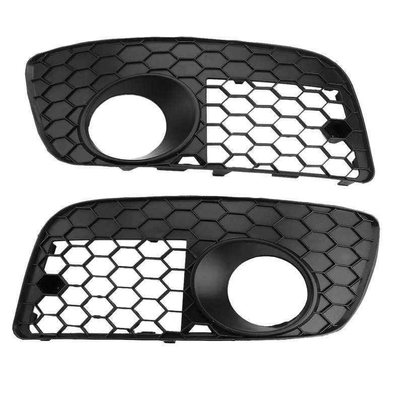 2x Car Front Bumper Fog Light Grille for Jetta Mk5 Gli 2006-2009