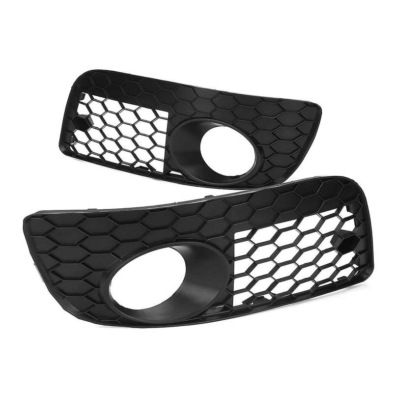 2x Car Front Bumper Fog Light Grille for Jetta Mk5 Gli 2006-2009