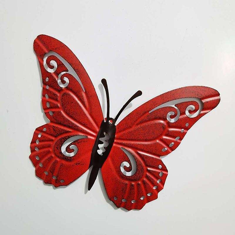 3pcs/set 3d Metal Butterfly Wall Art Inspirational Wall Decor