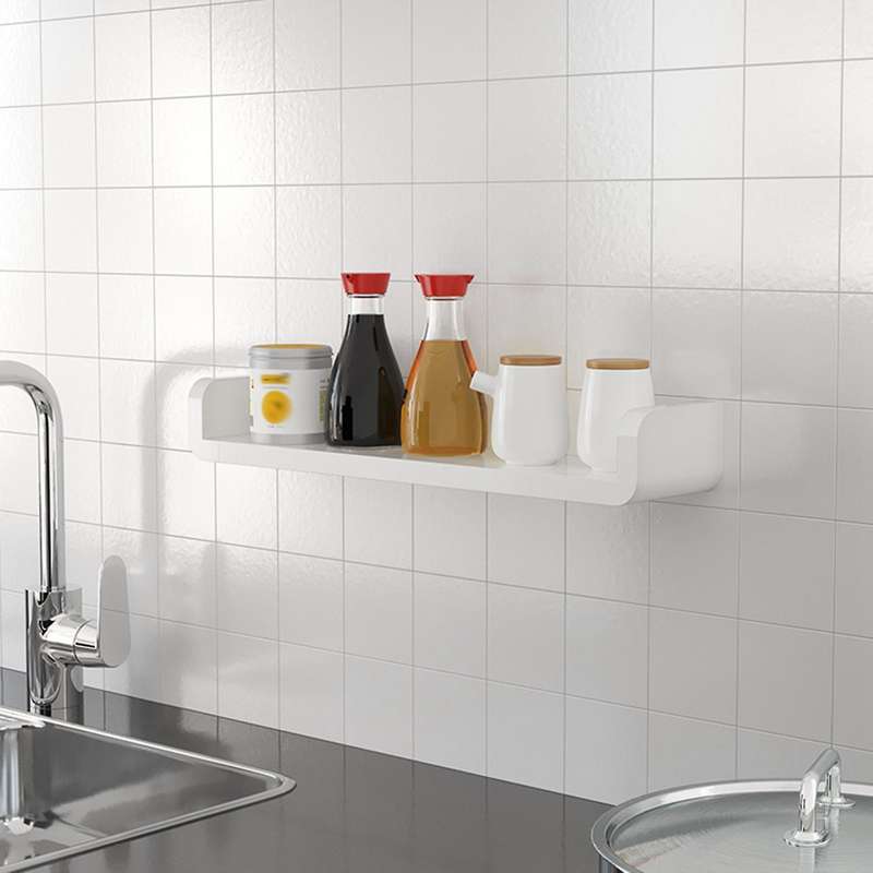 Wall Mounted Storage Shelves No Drill Adhesive Bathroom Shower