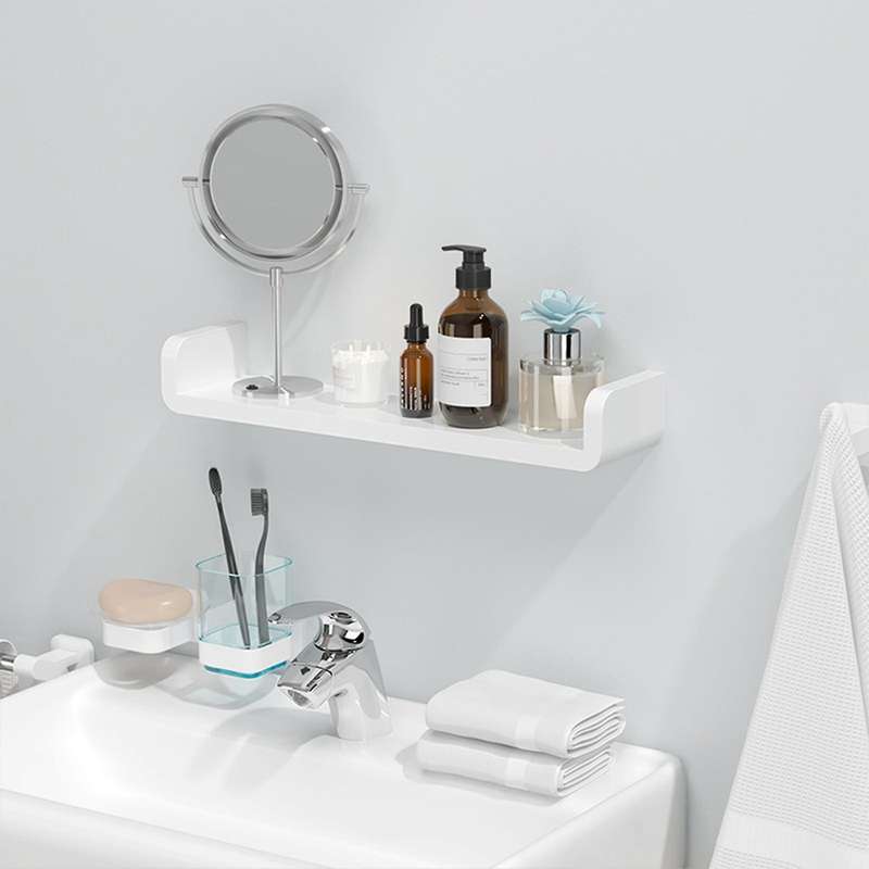 Wall Mounted Storage Shelves No Drill Adhesive Bathroom Shower