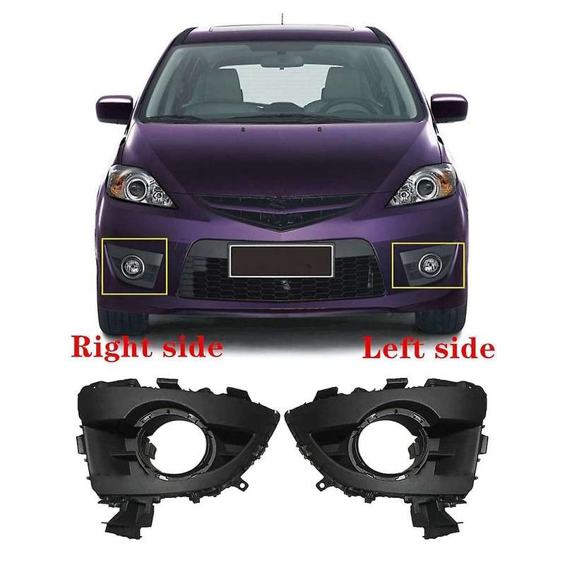 Car Front Right Bumper Fog Light Lamp Hoods for Mazda 5 M5 2008 -2010