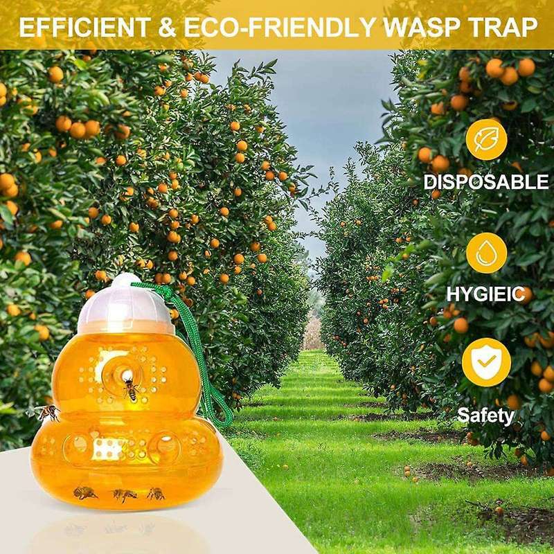 3 Pcs Wasp Trap for Hanging,yellow Jacket and Bee Trap,indoor,outdoor