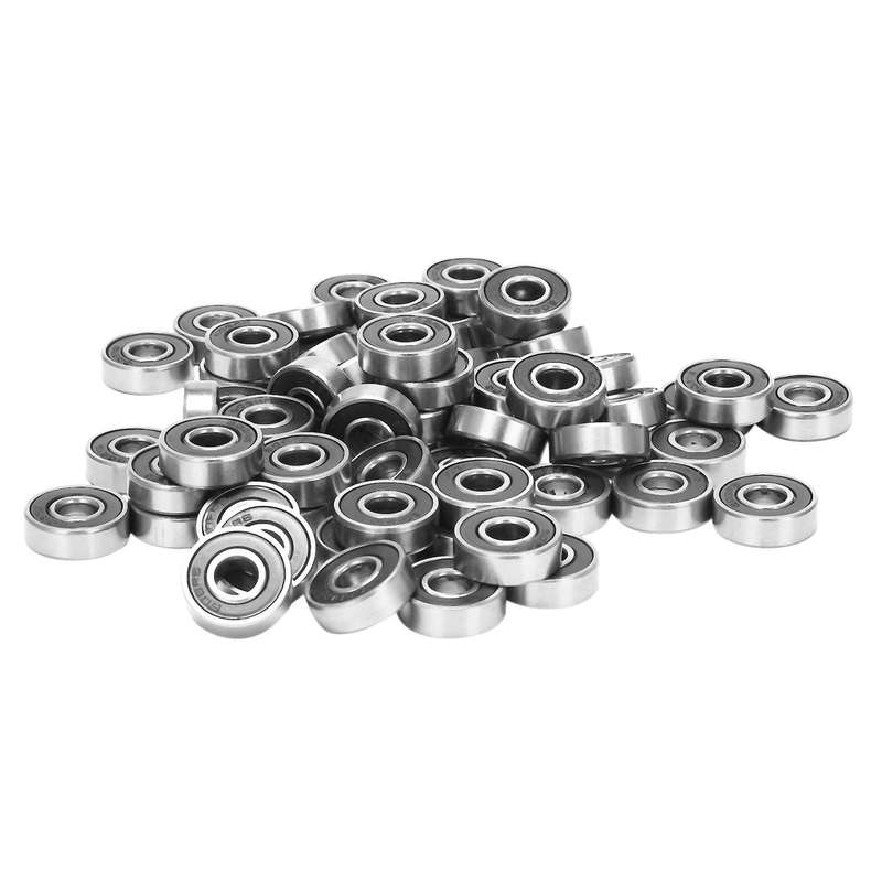 60pcs/set 608 2rs Ball Bearing Abec-5 8x22x7 Mm Sealed Ball Bearings