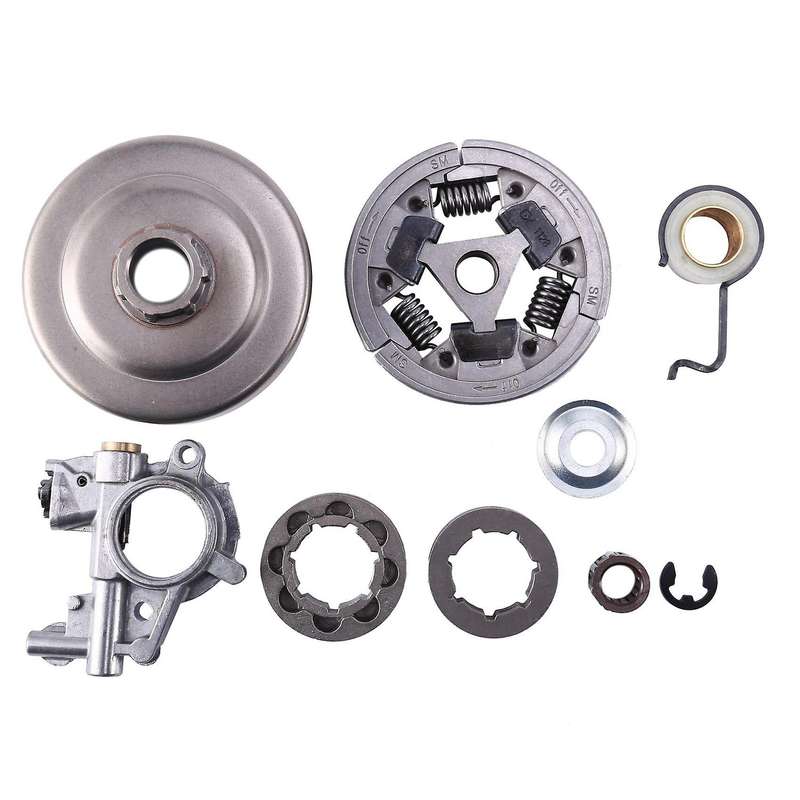 Clutch Drum 3/8inch 8t 7t Sprocket Rim Kit for Stihl Ms361 Ms 361 Oil
