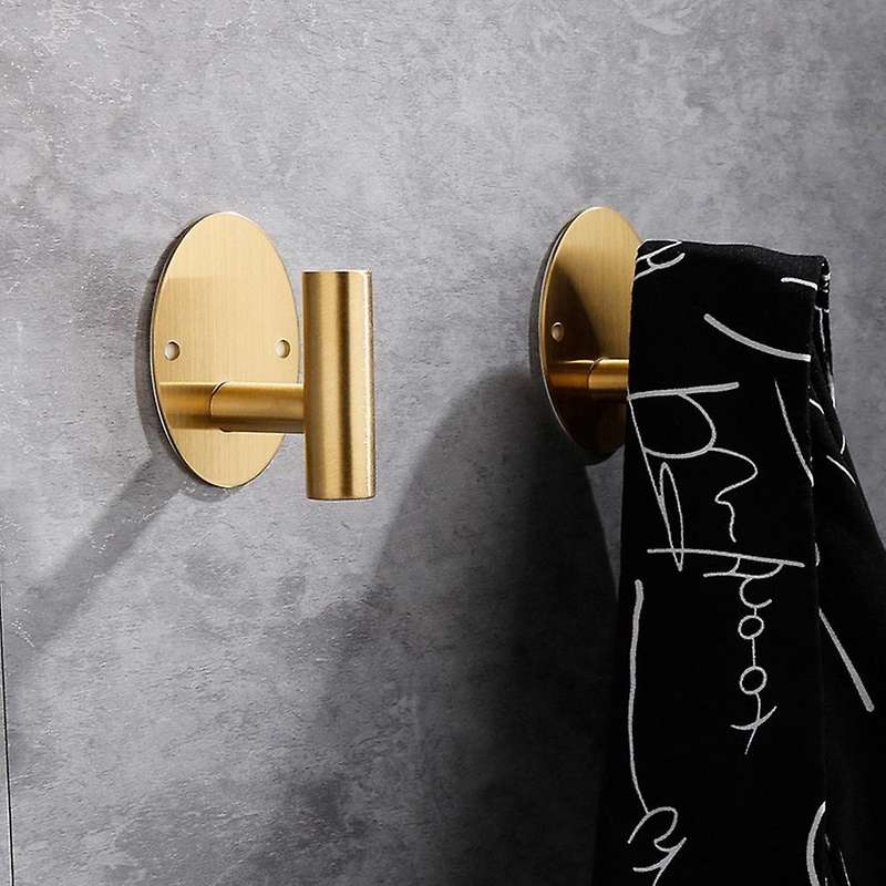 4pcs Bath Towel Hook,stainless Steel Robe Towel Hook Heavy Duty