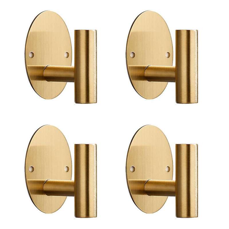 4pcs Bath Towel Hook,stainless Steel Robe Towel Hook Heavy Duty