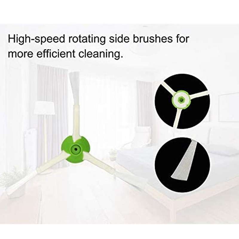 Side Brush & Filters Kits for Irobot Roomba I7 I7+ I3 I3+ I6+ Plus E5