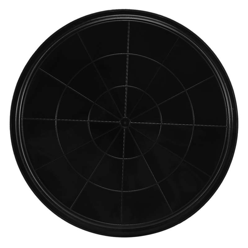 Plant Saucer 6 Pack 13.5 Inch Plastic Plant Trays(black)