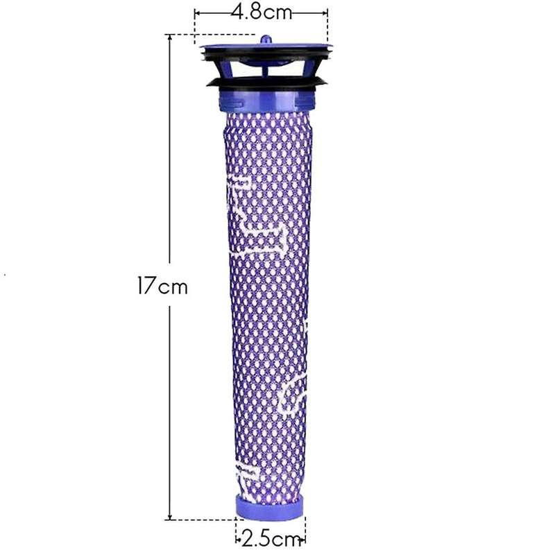 22.5cm Roller Brush Bar Pre-filter for Dyson V6 Animal Fluffy Dc59