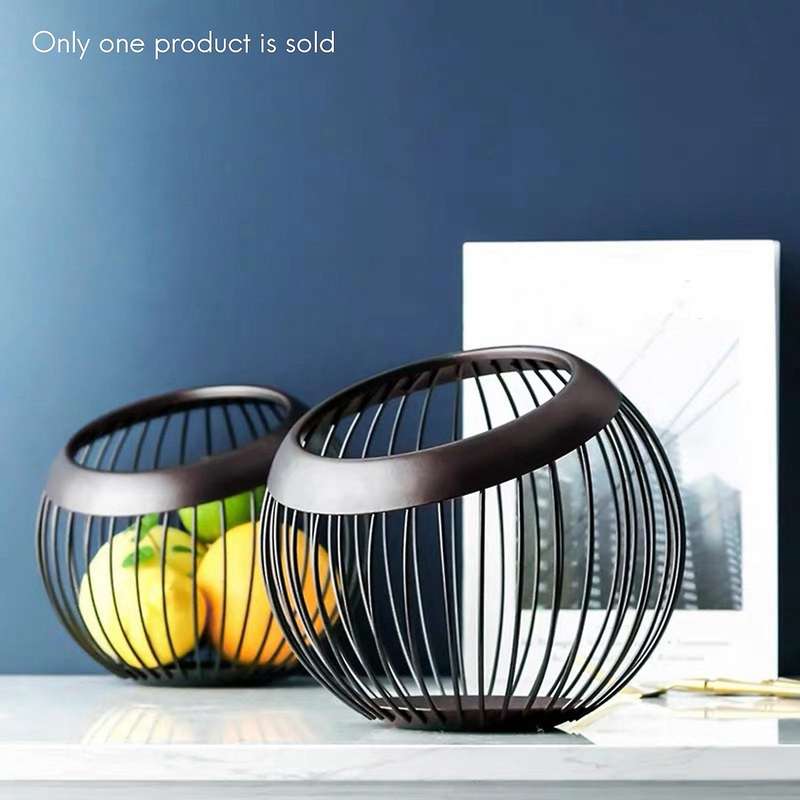 Wrought Iron Fruit Tray, Fruit Basket, Household Goods, Creative