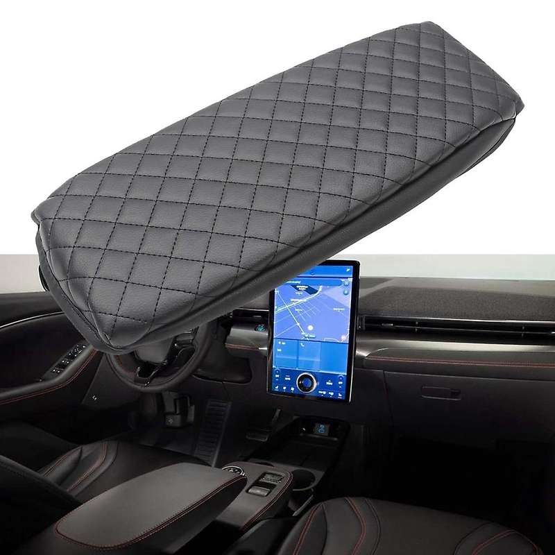 Center Console Cover Pad for Ford Mustang Mach-e 2021+ Armrest Seat