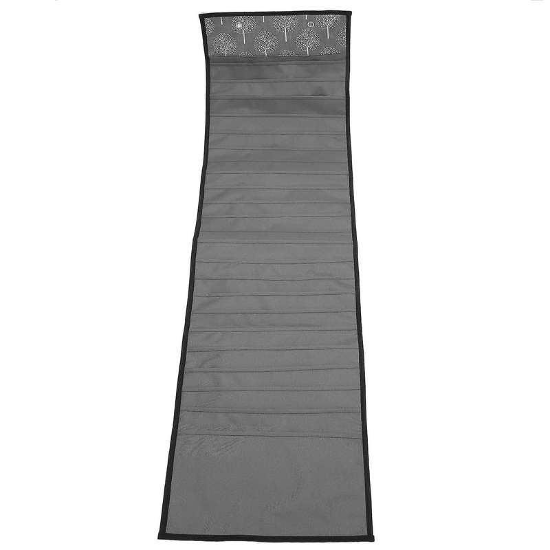 Vinyl Storage Organizer Hanging Pocket Behind The Door-grey