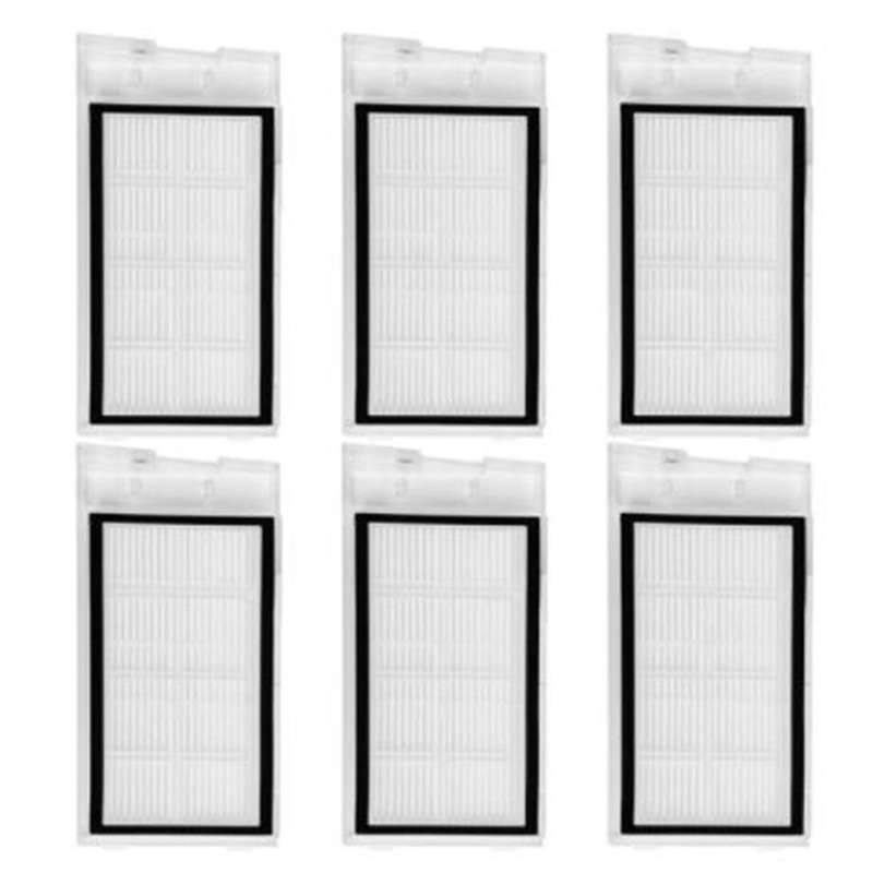 6pcs Hepa Filter for Xiaomi Roidmi Eve Plus Robot Spare Parts