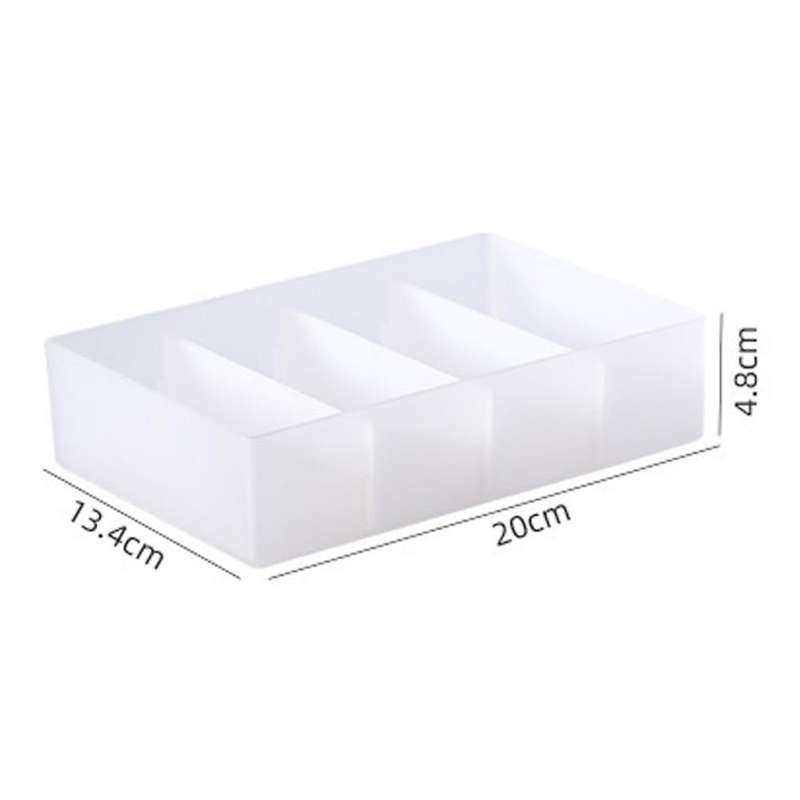 4pcs Partition Drawer Storage Box Partition Grid Storage Box (l)