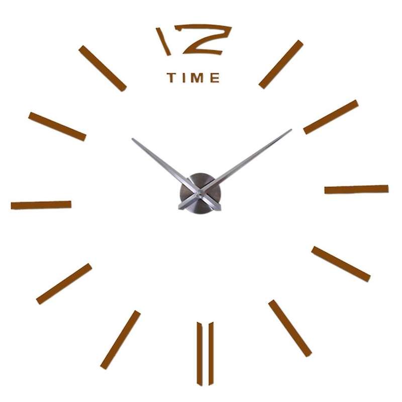 Acrylic Mirrored Wall Clock Decoration Diy Clock Mirror Decoration 5