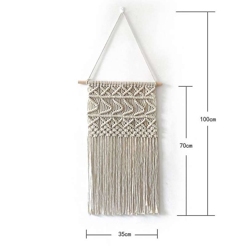 Macrame Wall Hanging Woven Tapestry Boho Chic Pendant Home Decor