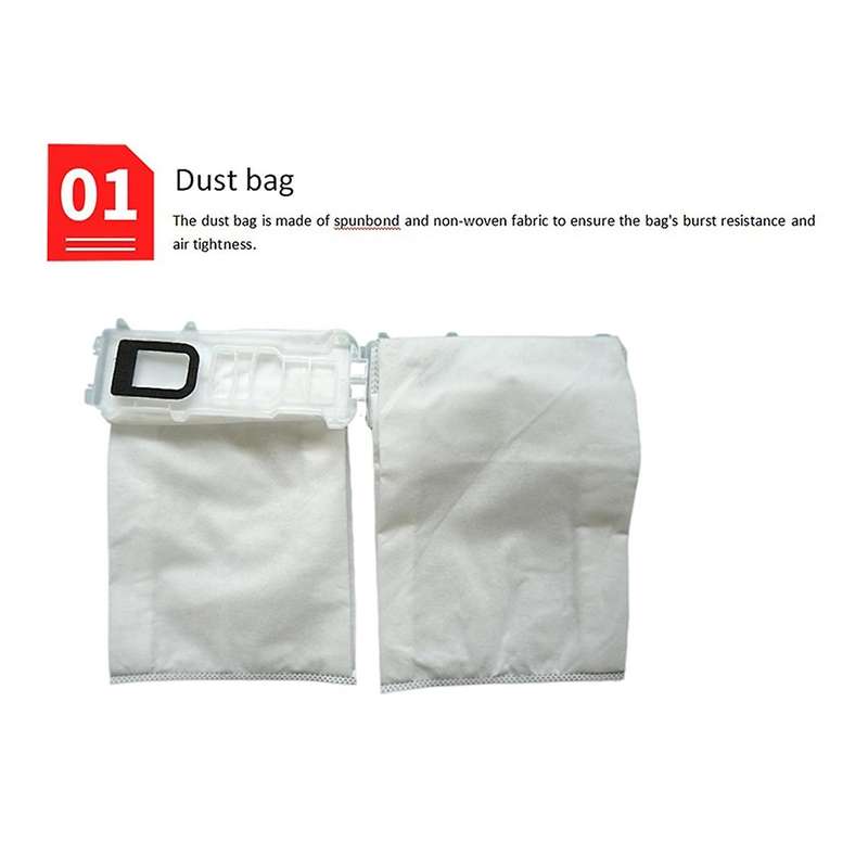 10 Pcs Disposable Dust Bag for Vorwerk Vacuum Cleaner Vk135 Vk136,et