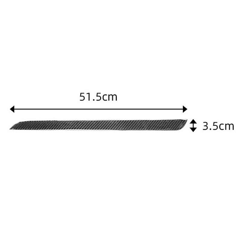 Car Interior Co-pilot Carbon Fiber Dashboard Panel Decorative