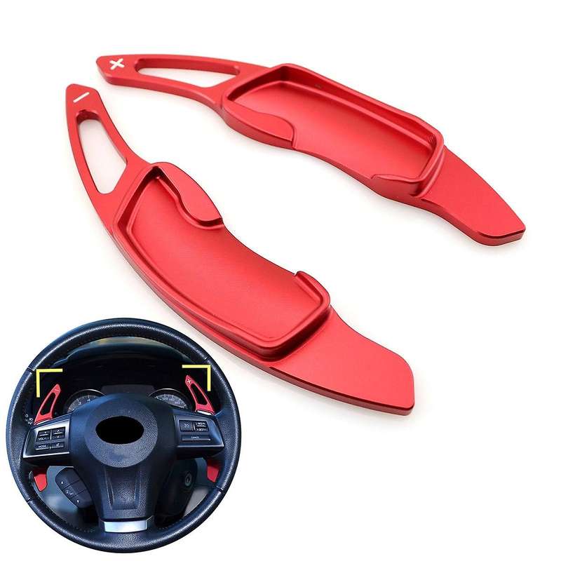 2 Pcsaluminum Steering Wheel Paddle Shifter for Toyota Gt86 Red