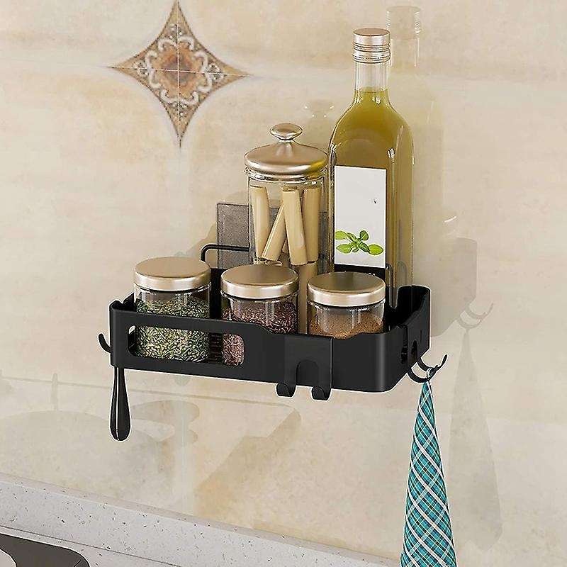 Shower Shelf without Drilling,with Hooks Bathroom Shelf for Shampoo