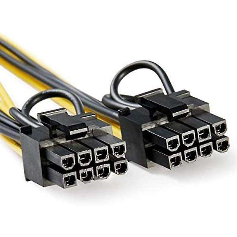 10pcs 6 Pin to Dual Pcie 8 Pin (6+2) Image Card Pci Express Adapter