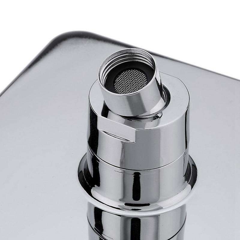 Led Square Shower Head Automatically Color-changing for Bathroom