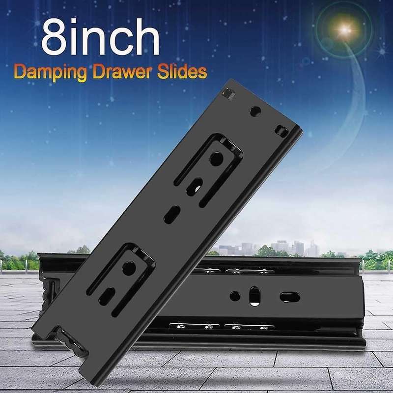 4pcs Drawer Slides for Furniture Kitchen Cabinet Hardware (6 Inch)