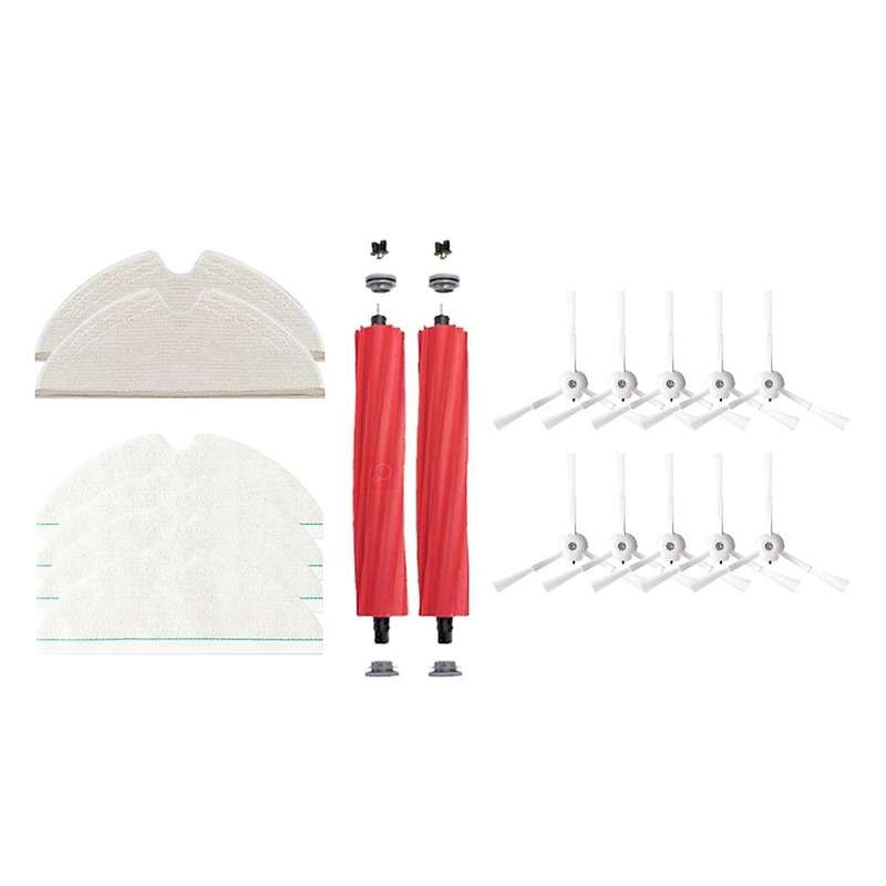 18pcs Mop Cloth Main Side Brush for Roborock T8/q7 Max / Max+ Robot