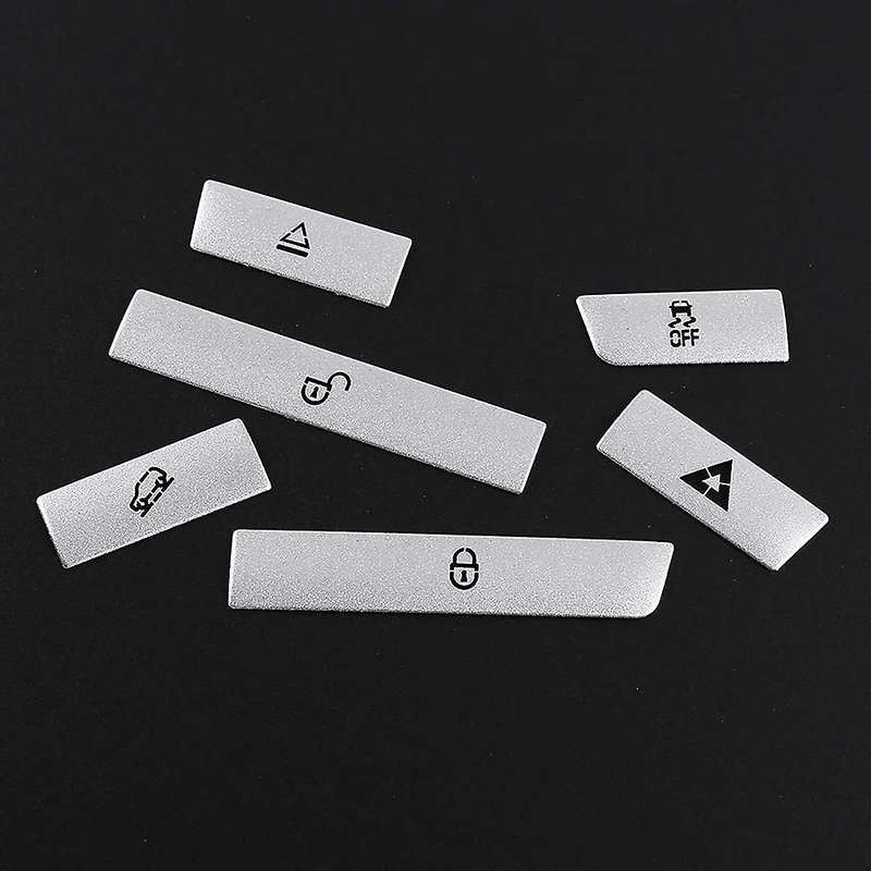 For 2013-15 Freelander 2 Double Flash Light Button Sticker,low Match
