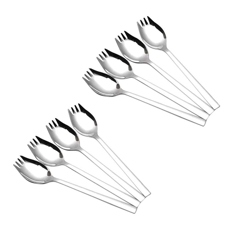 8-pack Stainless Steel Everyday Use, Heavy Duty Flatware Set 8.2 Inch