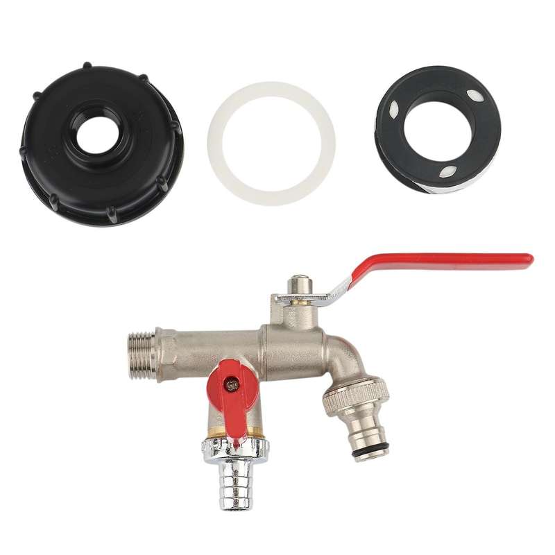 1/2 Ibc Adapter Garden Water Tank Faucet Connector Rainwater Valve