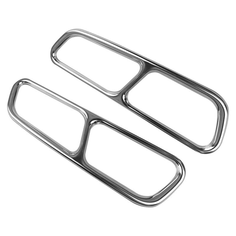 Car Tail Throat Frame Decoration Cover Trim Stainless Exhaust Pipe