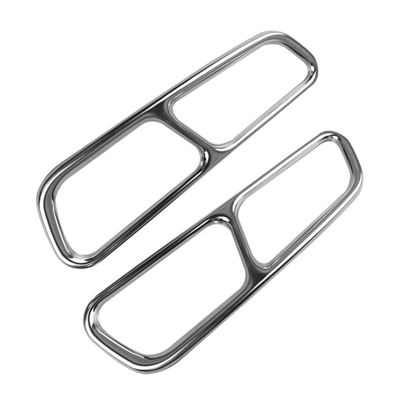Car Tail Throat Frame Decoration Cover Trim Stainless Exhaust Pipe