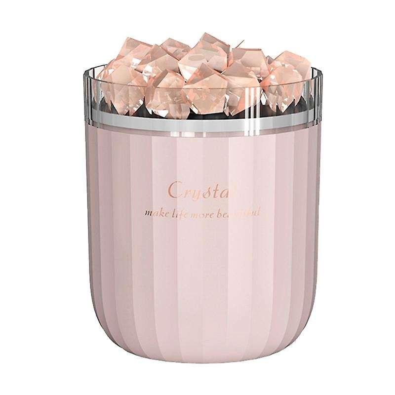 Crystal Aromatherapy Air Humidifier with Atmosphere Lamp Home Pink