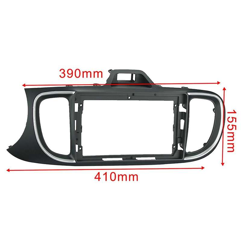 9 Inch 2 Din Car Stereo Radio Fascia for Kia Pegas Soluto 2018-2019