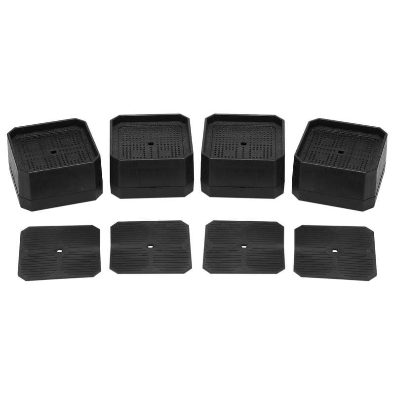 Bed Risers 1.7 Inch Furniture Risers for Sofa Table (black, 4 Piece)