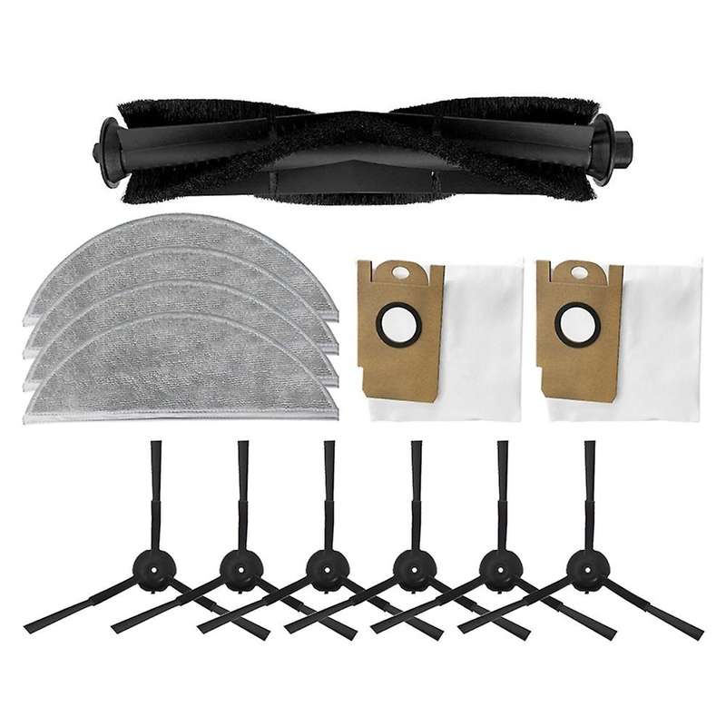 Mop Cloths Dust Bags Main Brush Side Brush for Lydsto R1 Robot