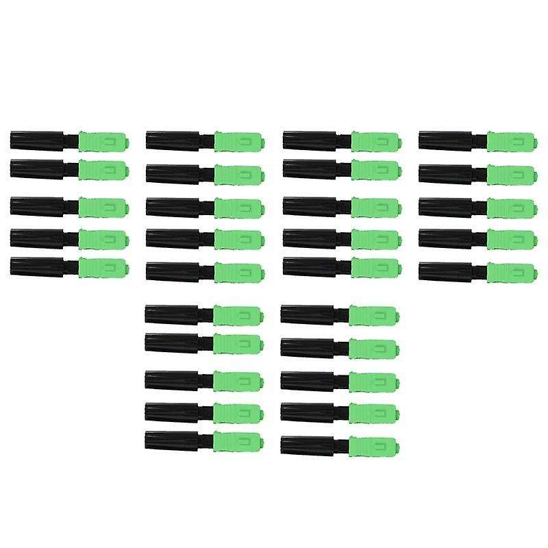 10pcs Ftth Embedded Quick Connector Sc/apc Fiber Optic Connector