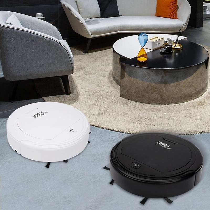 Automatic Robot Cleaner Smart Floor Robot Vacuum Auto Cleaner, Black