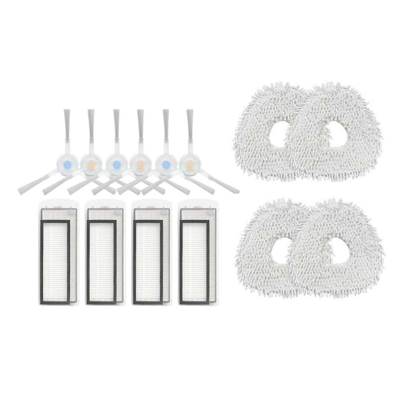Hepa Filter Kit for Narwal T10 Side Brush Filter Screen Rag Parts