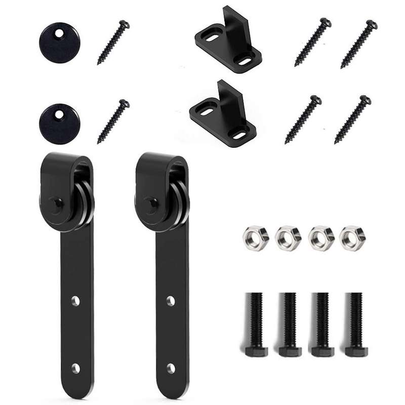 10pcs 0.63inch-0.78inch Cabinet Sliding Door Hardware Kit Rail Slides