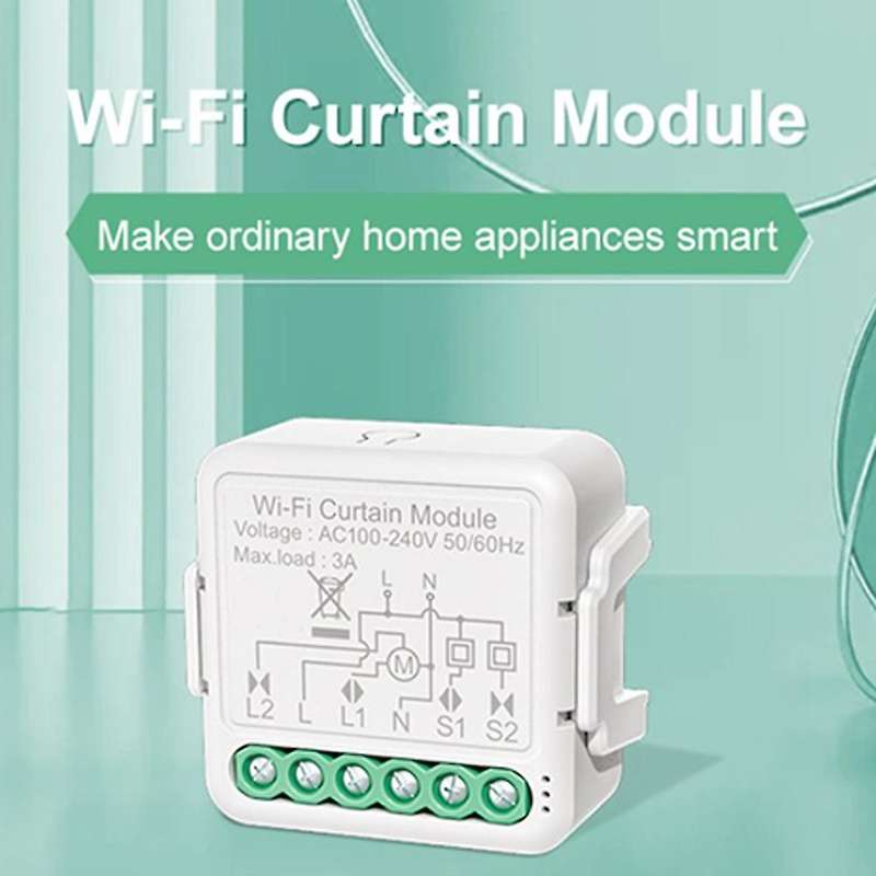 Tuya Wifi Curtain Module for Roller Blind Shutter, Smart Life(1 Gang)