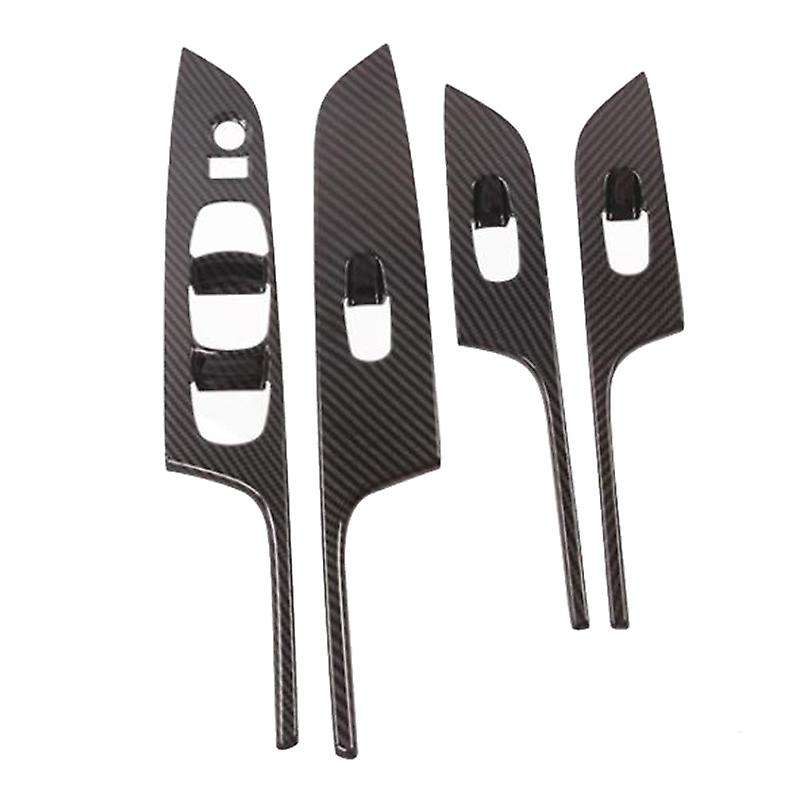 For Nissan Navara Np300 Car Switch Button Panel Sticker,carbon Fibre