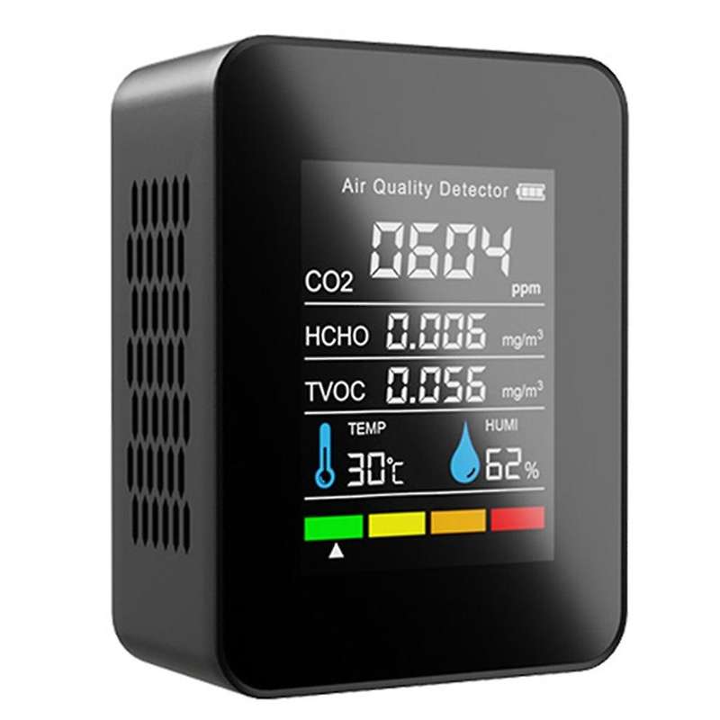 5 In1 Co2 Meter Digital Temperature Humidity Tester Carbon Dioxide-a