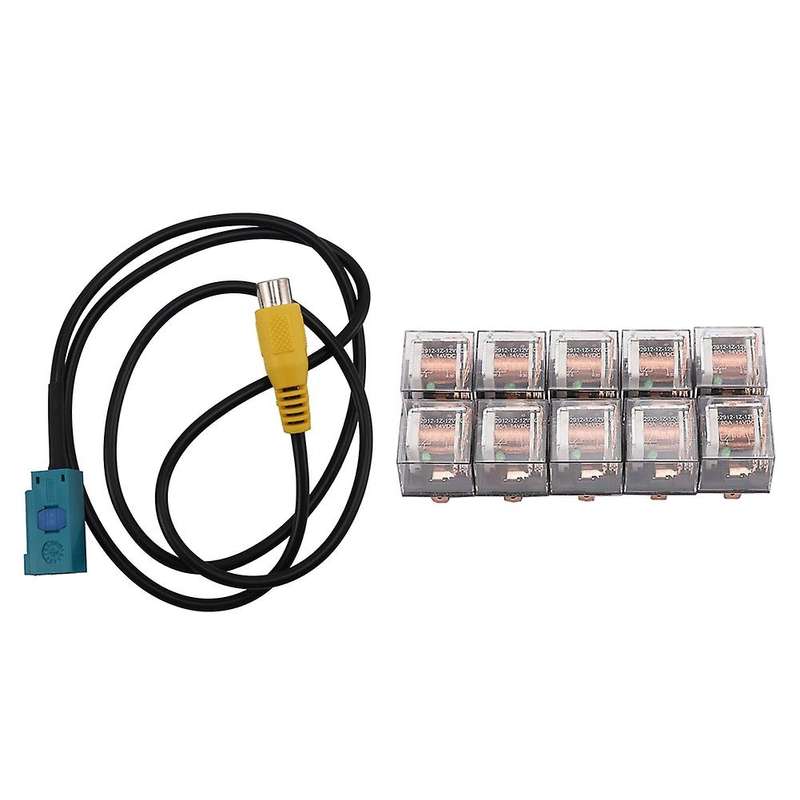 10pcs Waterproof Automotive Relay 12v 80a 5pin Car Control Device